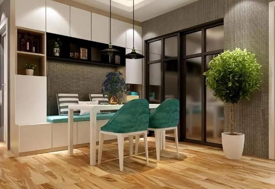 趋势：卡座餐厅颜值与实用并存pg电子试玩平台小户型装修新(图3)