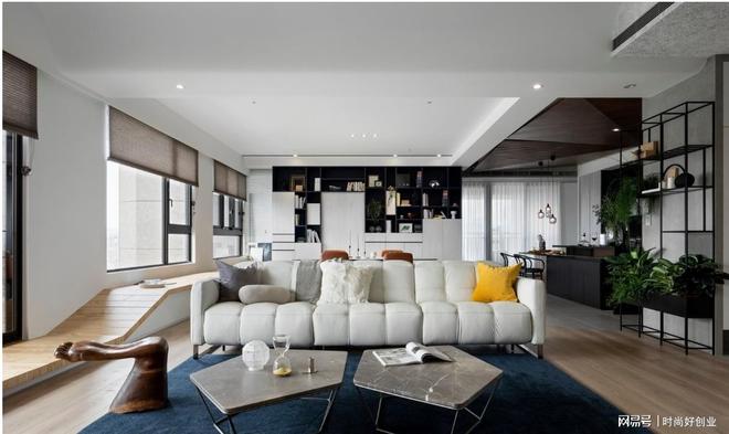 打造的空间宛如避风港让人释放压力pg试玩浙江泓优材装饰材料公司(图3)